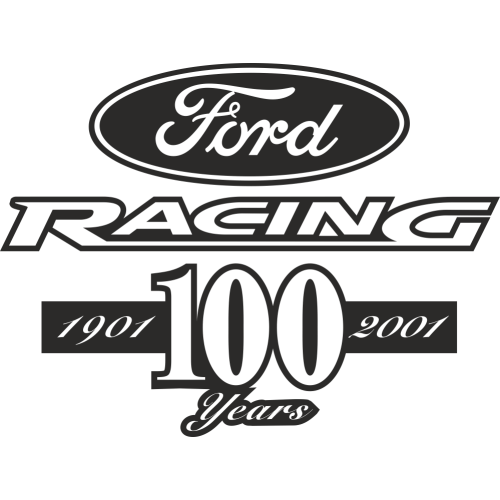 Sticker Ford Racing 100 Ans