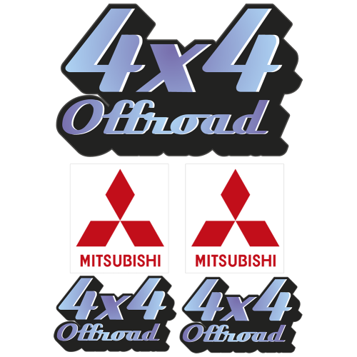 Autocollant Mitsubishi