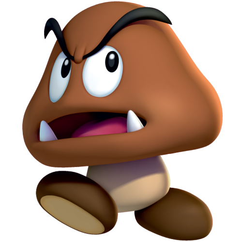Autocollant Mario Goomba