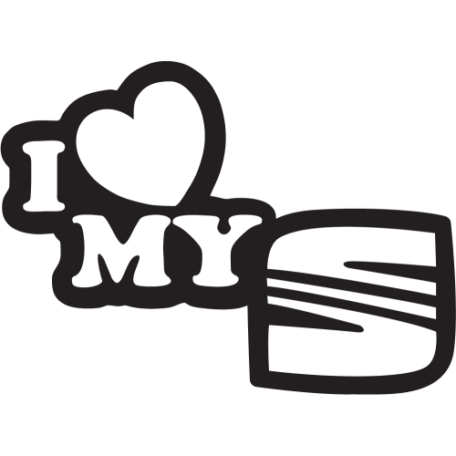 Sticker I Love My Seat