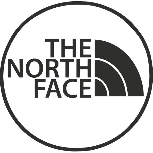 Sticker The North Faith Fond Transparent