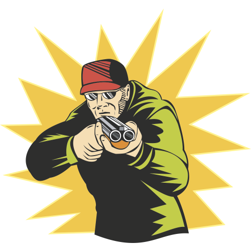 Autocollant Chasseur