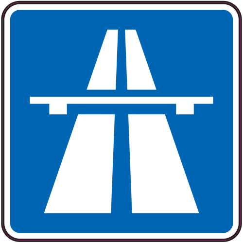 Autocollant Panneau Indication Autoroute