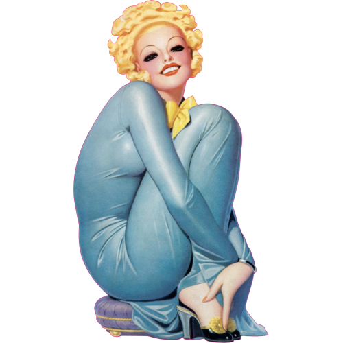 Autocollant Pinup-20