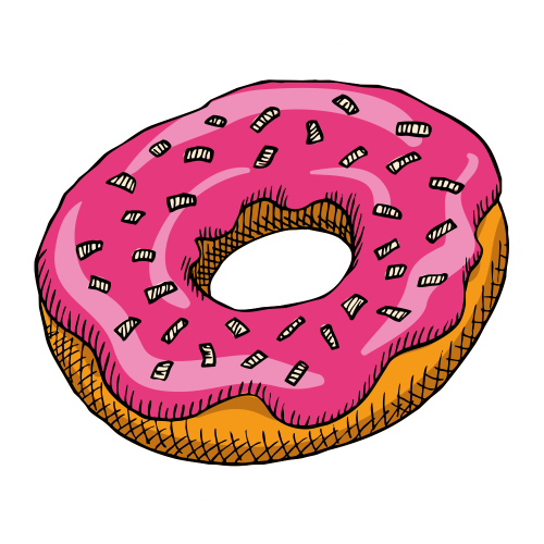 Autocollant Pâtisserie Donuts 3