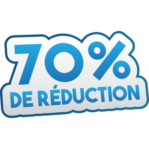 Autocollant Soldes 70% De Réduction