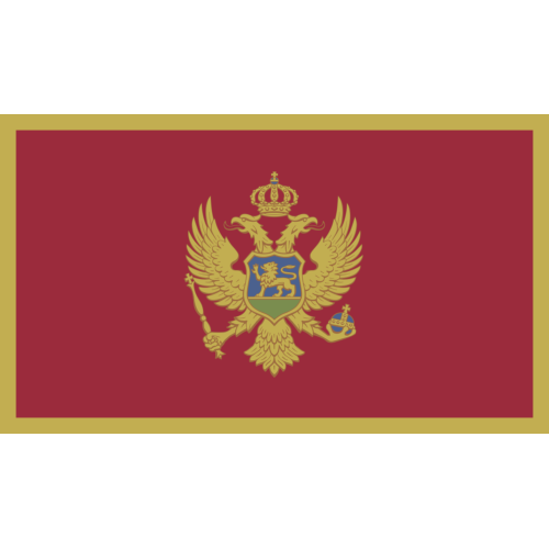 Autocollant Drapeau Montenegro