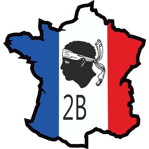 Autocollant  Haute Corse (corse)