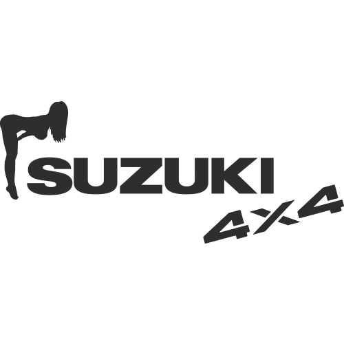 Sticker Suzuki 4x4 Femme