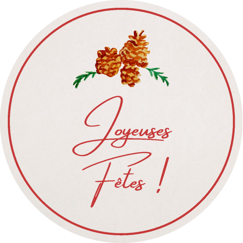Sticker Joyeuses Fêtes V2