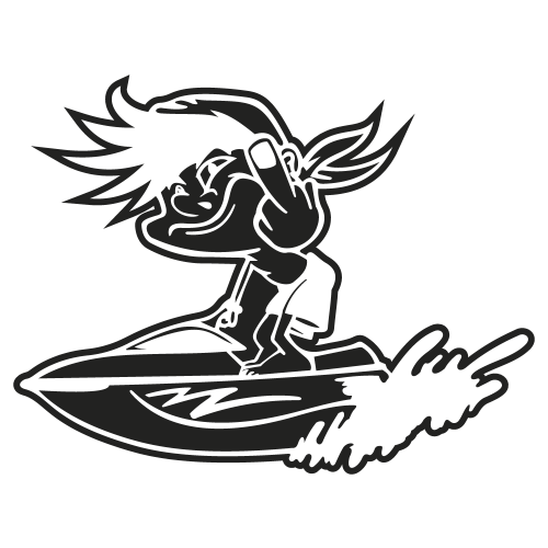 Sticker Scooter De Mer Doigt