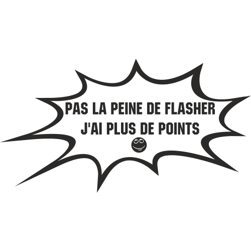 Sticker Humour Plus De Points