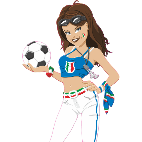 Autocollant Foot Euro 2008 Italie