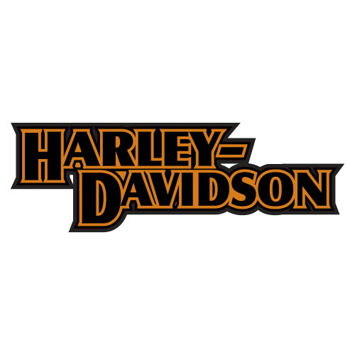 Autocollant Harley Davidson Orange