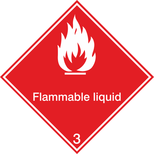 Autocollant Transport Maritime Liquide Combustible