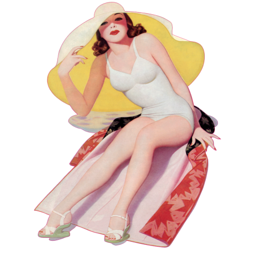 Autocollant Pinup
