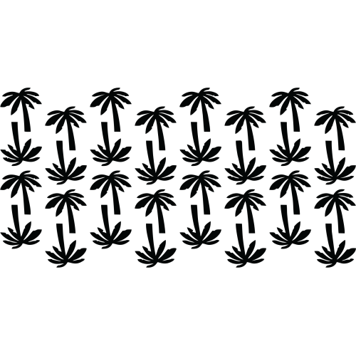 Sticker Grille De Palmiers