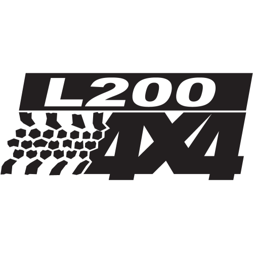 Sticker Logo 4x4 L200