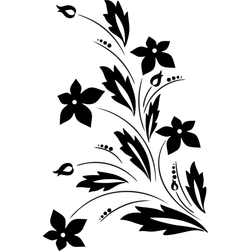 Sticker Design Floral