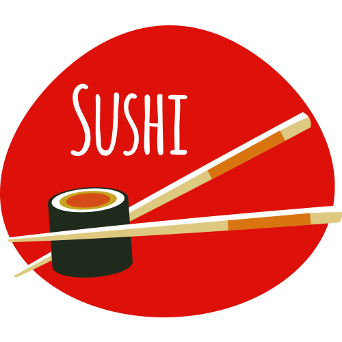 Autocollant Sushi 1