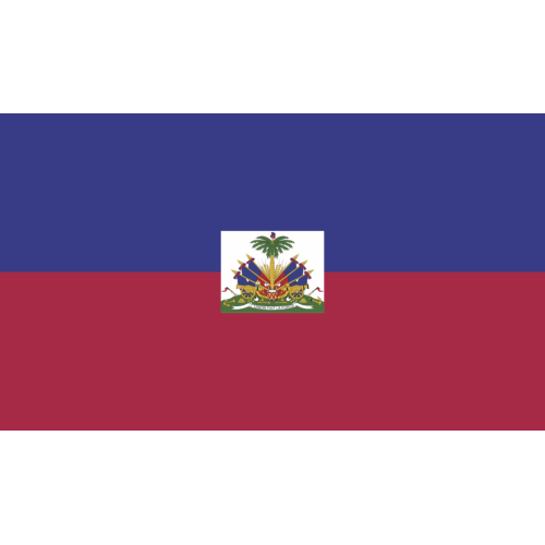 Autocollant Drapeau Haïti