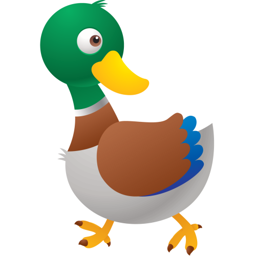 Autocollant Canard Pour Enfants