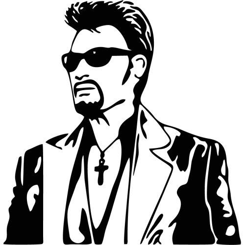 Sticker Johnny Hallyday
