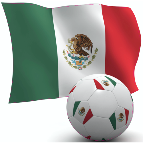 Autocollant Mexique Foot