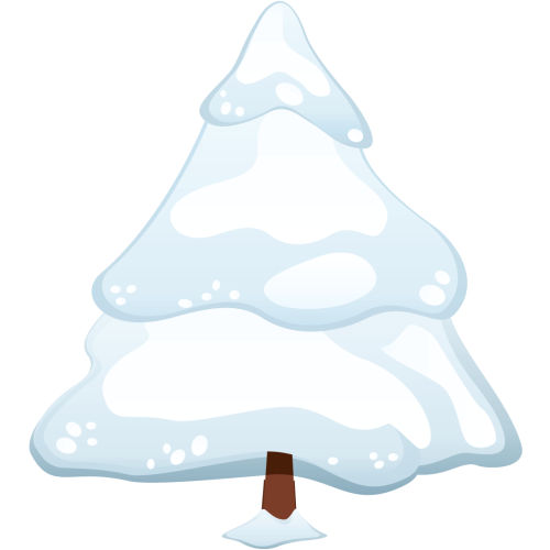 Autocollant Déco Noel Sapin Enneigé