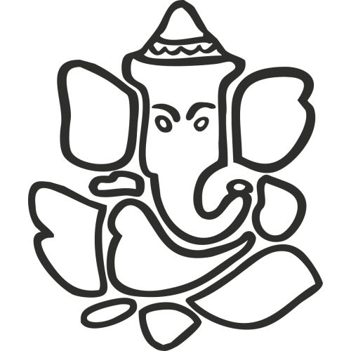 Sticker Symbole Ganesh