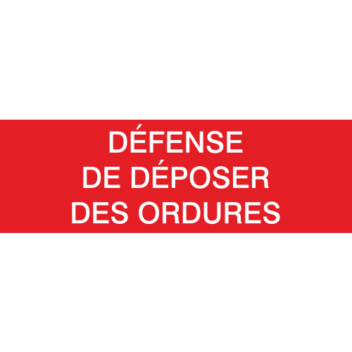 Autocollant Défense De Monter