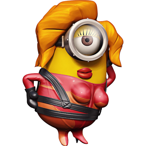Autocollant Minion Femme