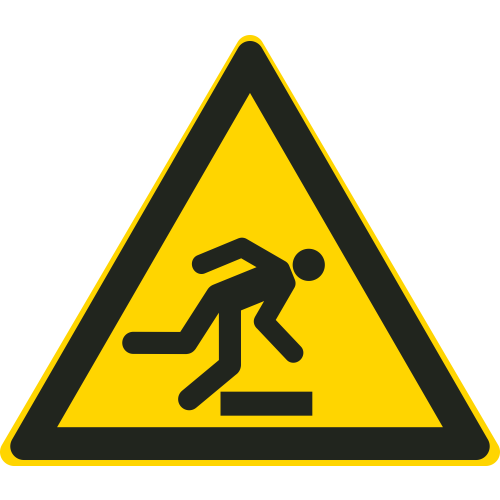 Autocollant Danger De Trébuchement