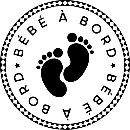 Sticker Bébé à Bord Encerclé