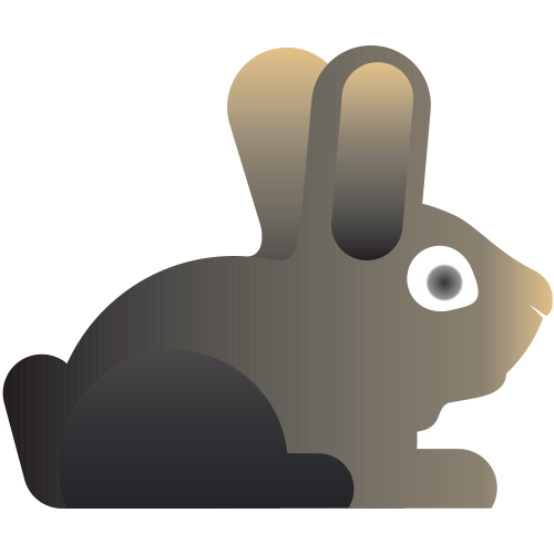 Autocollant Lapin 3 Pour Enfants