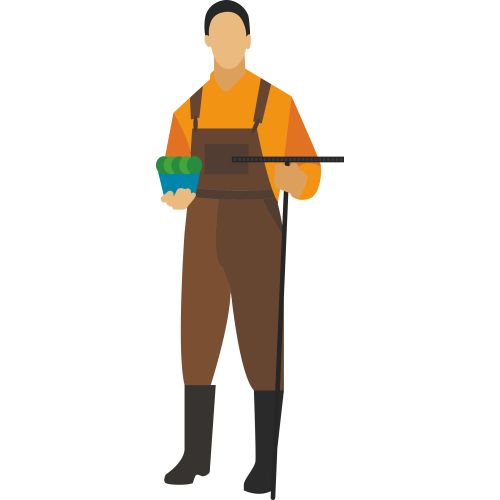 Autocollant Métier Nature Jardinier 7