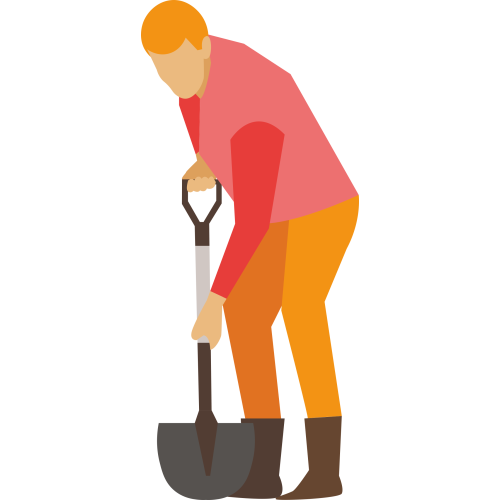 Autocollant Métier Nature Jardinier 6