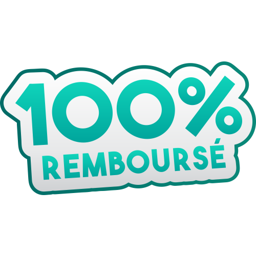 Autocollant Soldes 100% Reboursé