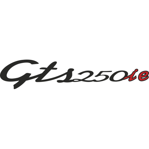 Sticker Vespa Gts250ie