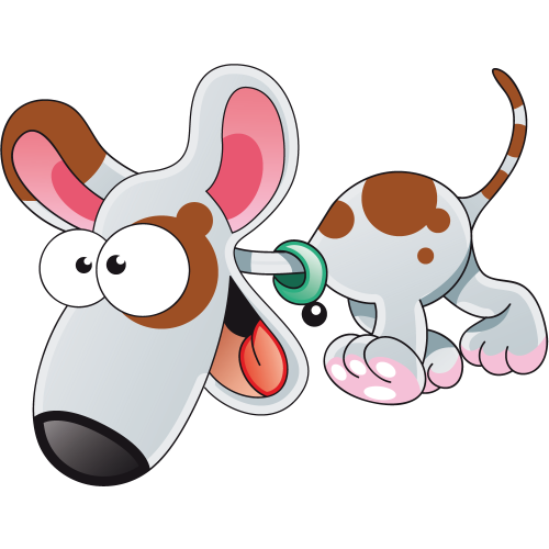 Autocollant Chien 6 Pour Enfants