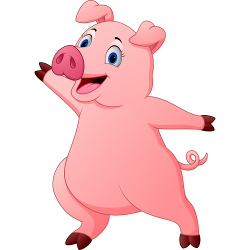 Autocollant Animaux Cochon 4