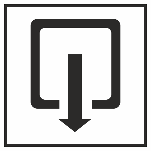 Autocollant Information Sortie