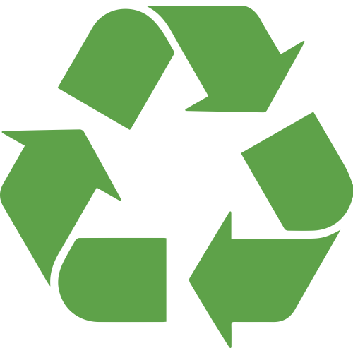 Autocollant Logo Recyclage