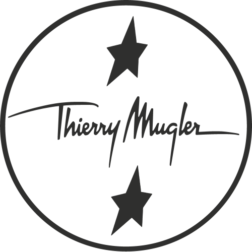 Sticker Thierry Mugler Fond Transparent