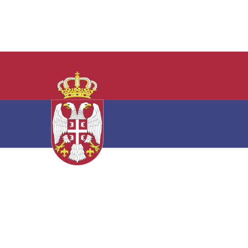 Autocollant Drapeau Serbie