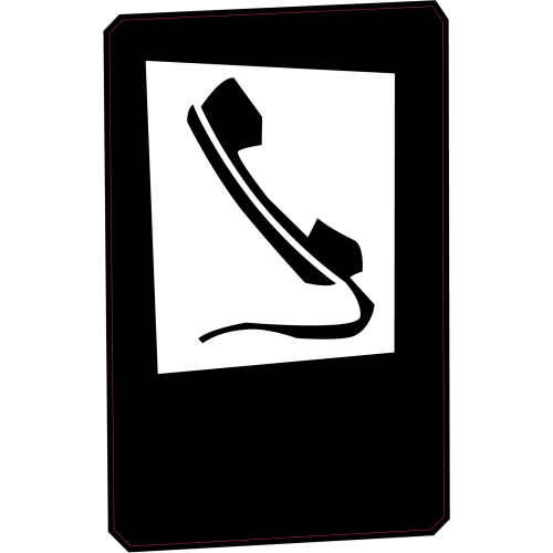 Autocollant Panneau Bomb Téléphone