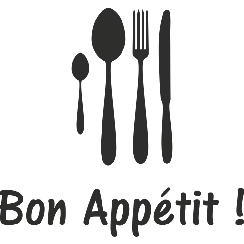 Sticker Cuisine Bon Appétit