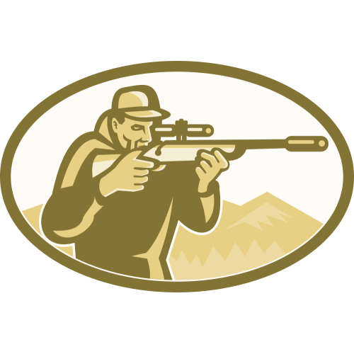 Autocollant Chasseur Tir