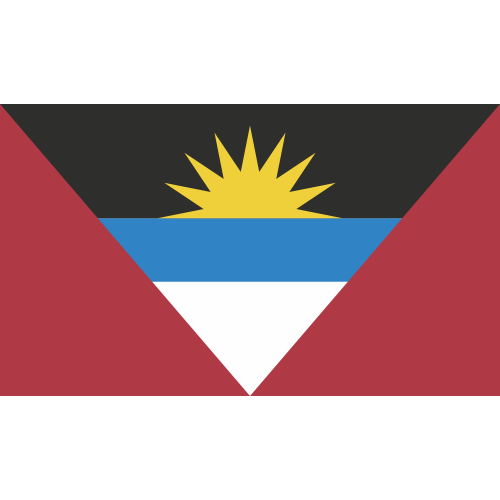 Autocollant Drapeau Antigua