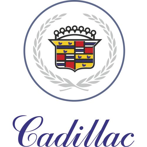 Autocollant Cadillac Bleu